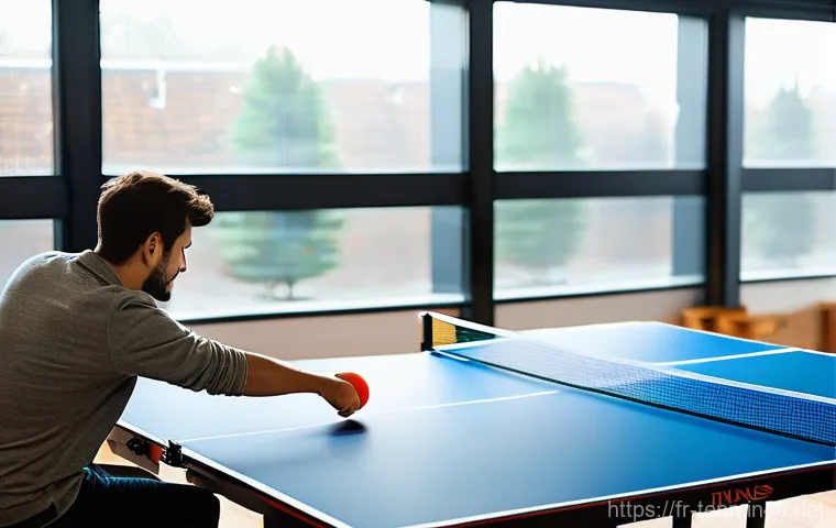 탁구 연습실 예약 사이트 - **Prompt Title:** Connecting Through the Game: A Diverse Community

    **Detailed Prompt:** A vibra...