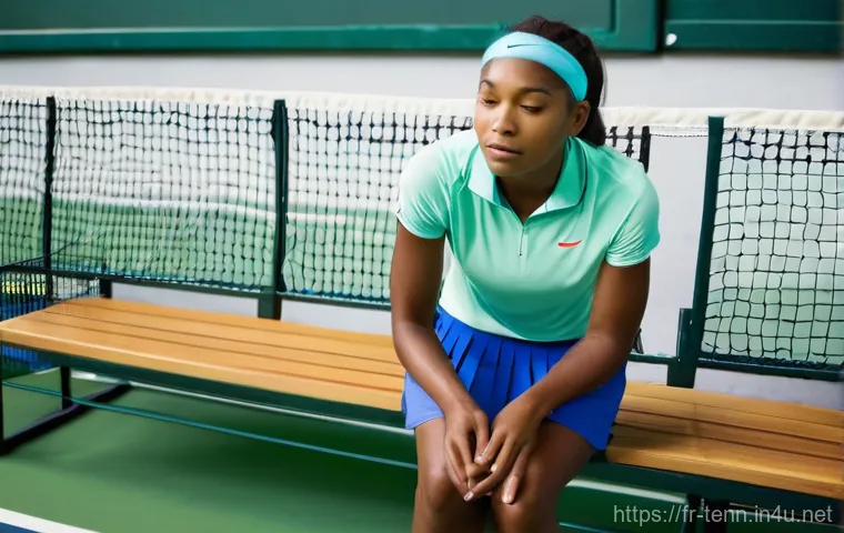 테니스 토너먼트 준비 팁 - **Prompt 1: Focused Visualization Before a Match**
    "A professional tennis player, appearing calm...